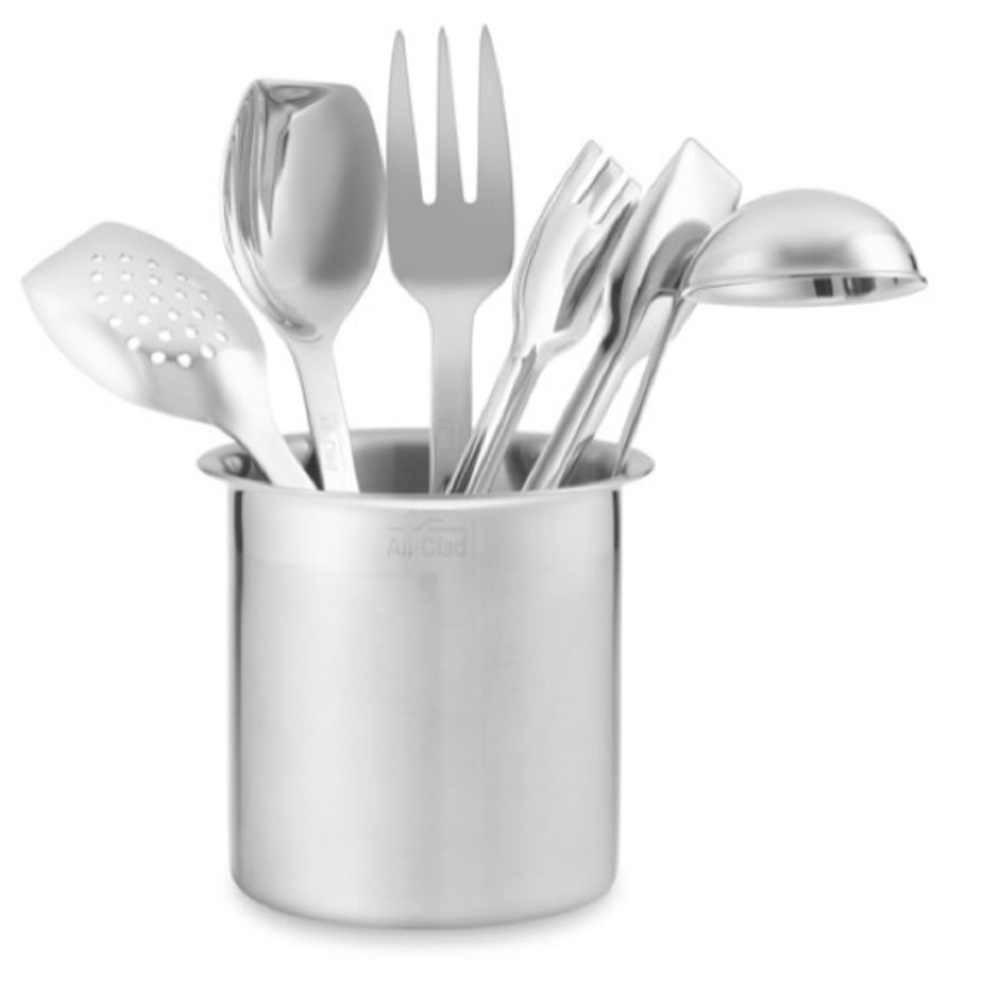 NWT All-Clad 6 pc. stainless steel cooks tools set